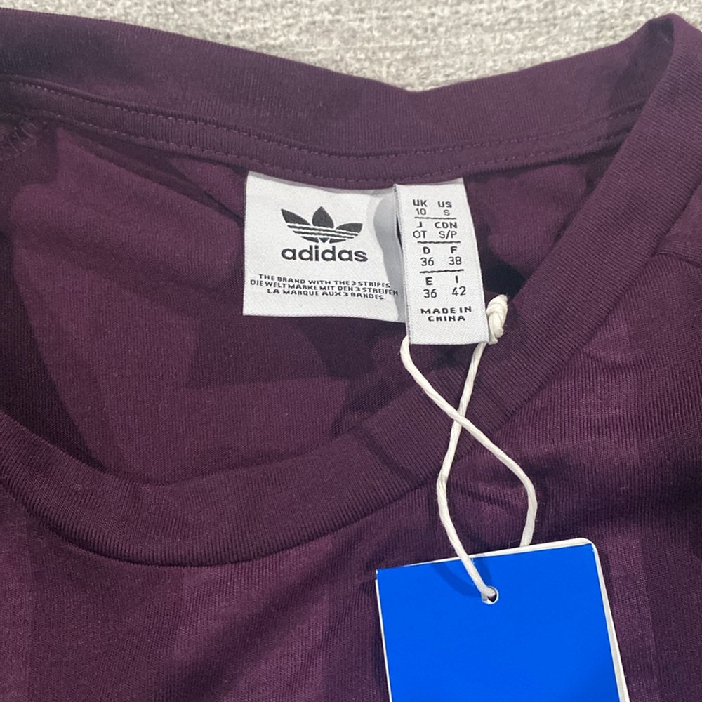 Adidas Tee Crop Top - Picture 4 of 4
